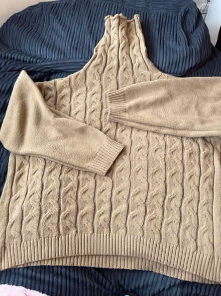 Photo of free Ladies Tan thick TNeck top (Levenshulme M19) #1