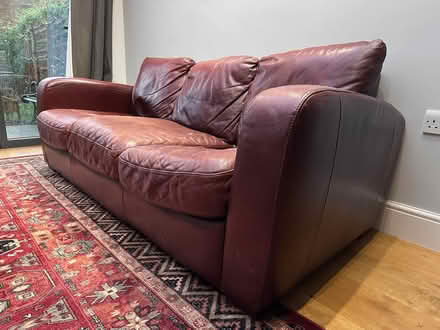 Photo of free 3-seater leather sofa (Isleworth TW7) #3