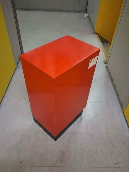 Photo of free Red Bisley 10-drawer metal filing cabinet (Woodlands TW7) #2