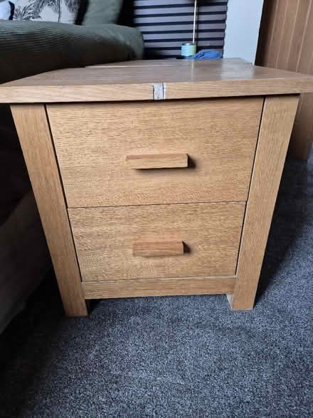 Photo of free 2 bedside tables (Stainton CA11) #1