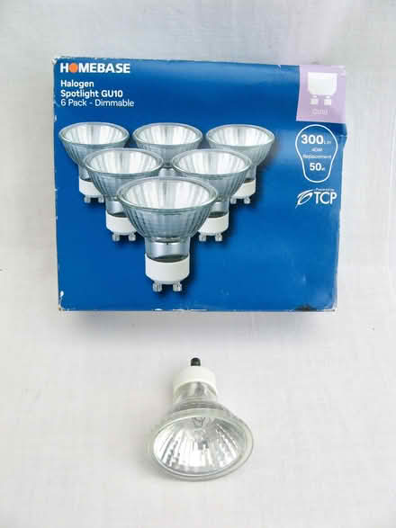 Photo of free 7 halogen light bulbs (Croham CR2) #1