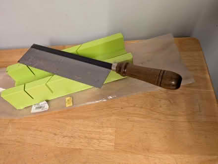 Photo of free Mitre Box and Saw (West Farleigh ME15) #3