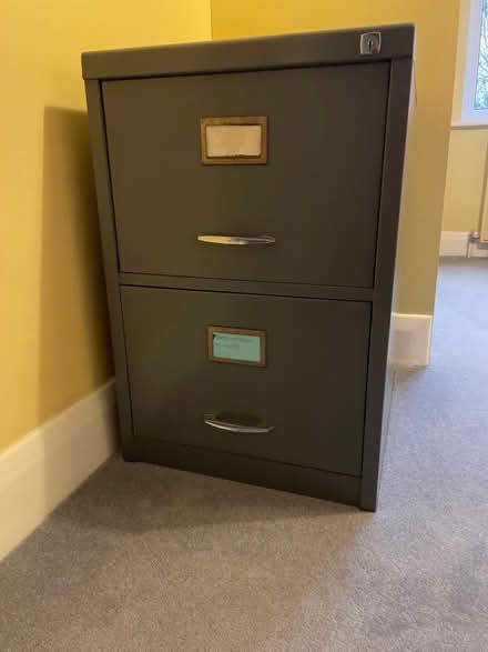 Photo of free Two drawer filing cabinet (West Blatchington BN3) #1