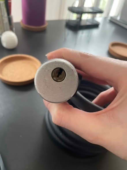 Photo of free Coil bike lock with keys (Swindon SN1) #2