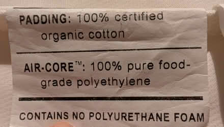 Photo of free Infant/Toddler Naturepedic Mattress (Bloor/Runnymede area) #3