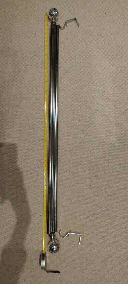 Photo of free Silver curtain pole (Highbrook Park BS34) #1