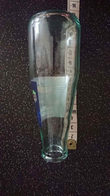 Photo of free Small clear glass bottles. Empty. Many. 13cm tall (Nash Mills WD4) #1