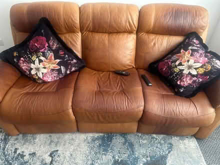 Photo of free 3 seater leather sofa (Frenchwood PR1) #2