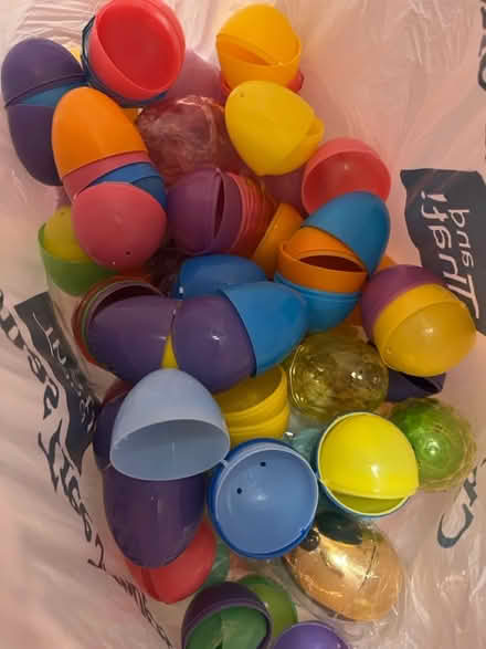 Photo of free A lot of plastic eggs (Winter Hill) #1