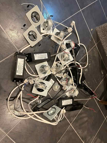 Photo of free 12v halogen downlight MR16 fittings (Dinas Powys CF64) #1
