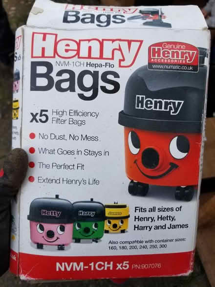 Photo of free Henry Hoover bags (Gloucester) #1