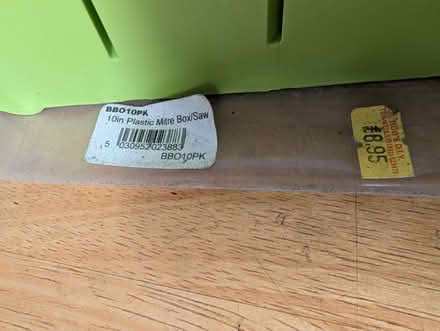 Photo of free Mitre Box and Saw (West Farleigh ME15) #2