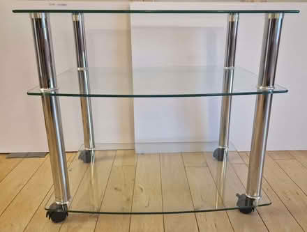 Photo of free Glass tv stand/trolley (Standon SG11) #4