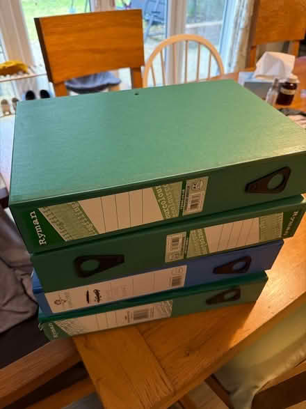 Photo of free 4 filing boxes A4 (Bucklesham IP10) #1