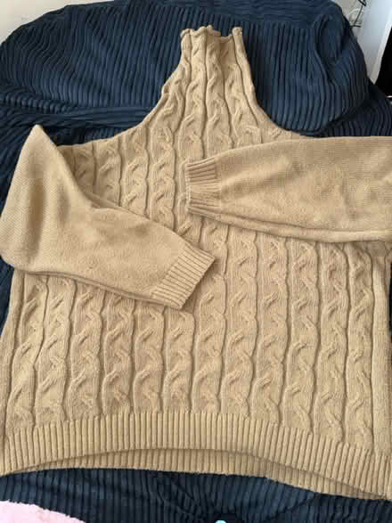 Photo of free Ladies Tan thick TNeck top (Levenshulme M19) #2