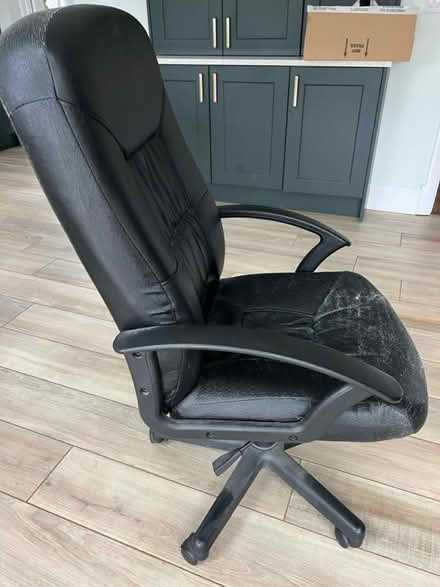 Photo of free Black office chair (Knighton , Leicester) #3