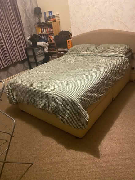 Photo of free Double Bed with headboard. (Old Colwyn LL29) #1