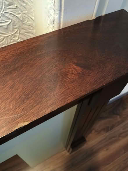 Photo of free Mahogany fire surround hearth and electric fire (Fallings Heath WS10) #2