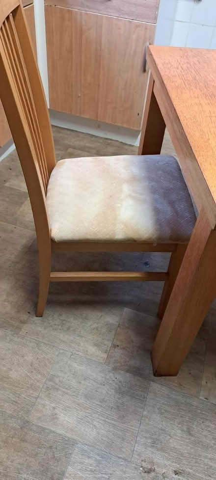 Photo of free Solid wood table and 2 chairs (loughborough LE11) #3
