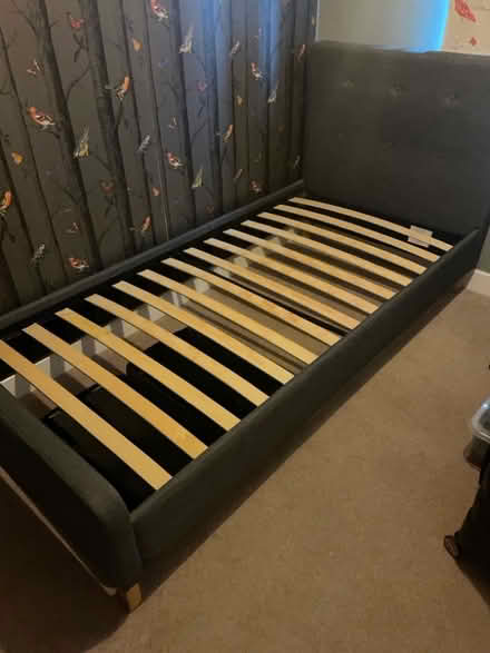 Photo of free Dunelm Grey Fabric Single Bed (Bayston Hill SY3) #2