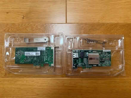 Photo of free Two Intel Pro 1000 PT 1 Gbit/s PCIe Network Adapters (Priestwood RG42) #1