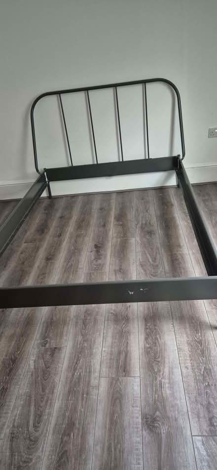 Photo of free 3 seater sofa, arm chair, double bed frame, Divan single bed (Norbiton KT2) #1