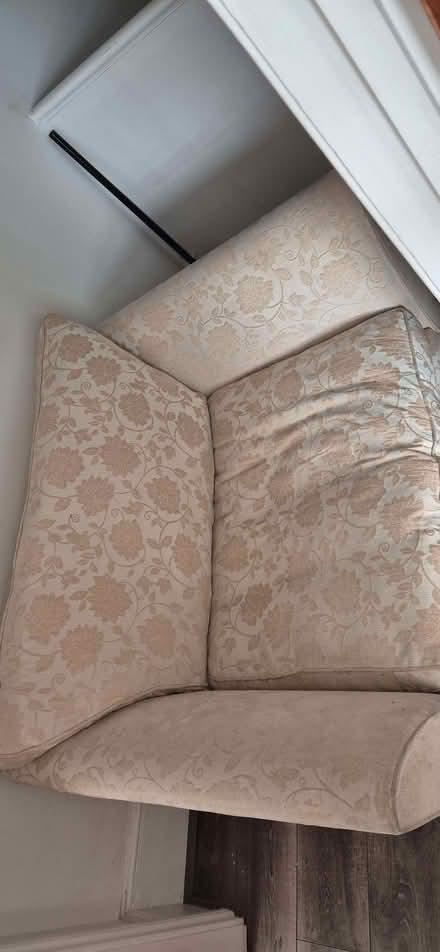 Photo of free 3 seater sofa, arm chair, double bed frame, Divan single bed (Norbiton KT2) #4