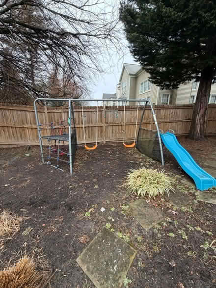 Photo of free Kids swing set with slide (Silver Spring) #2