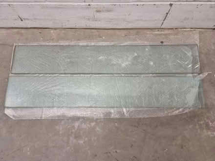 Photo of free 5 Glass shelves, 120w x 19d, 10mm (SW11 3SJ) #3