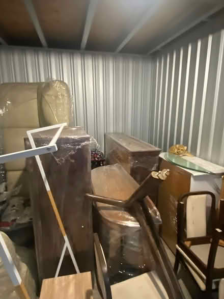 Photo of free 8 seater lounge wood furniture (Storage unit in Penrith) #1