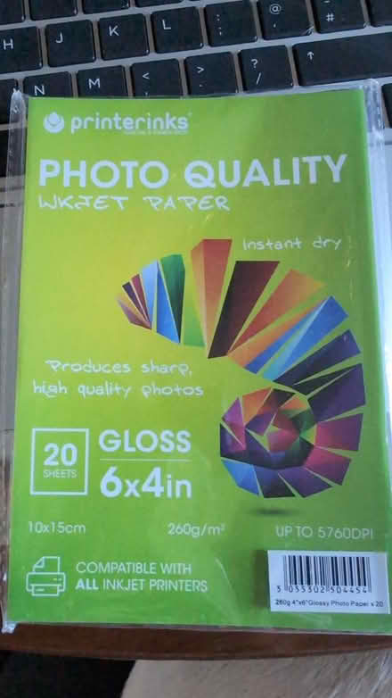 Photo of free 6x4 inch Photo Inkjet paper (New Town EH3) #1