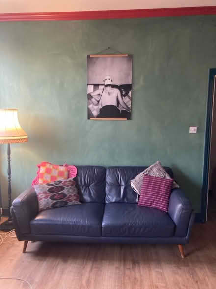 Photo of free leather sofa (E10 7BZ) #3