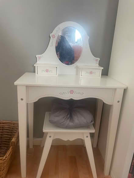 Photo of free Child’s dressing table and chair (Essington) #2