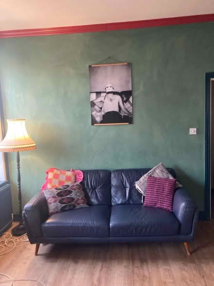 Photo of free leather sofa (E10 7BZ) #2