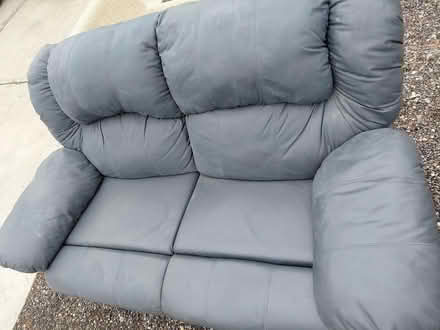 Photo of free Pleather two-seat sofa (Wilmington 19803) #1