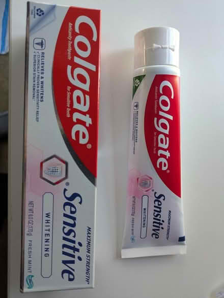 Photo of free Sensitive Whitening Toothpaste (El Cerrito Plaza) #1