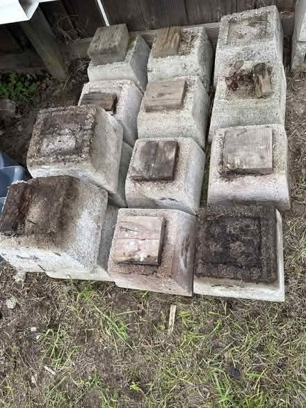 Photo of free 14 concrete piers (Alameda West End) #1