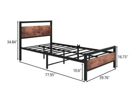 Photo of free Twin beds with metal frames (Fulton Place (east Edmonton)) #3