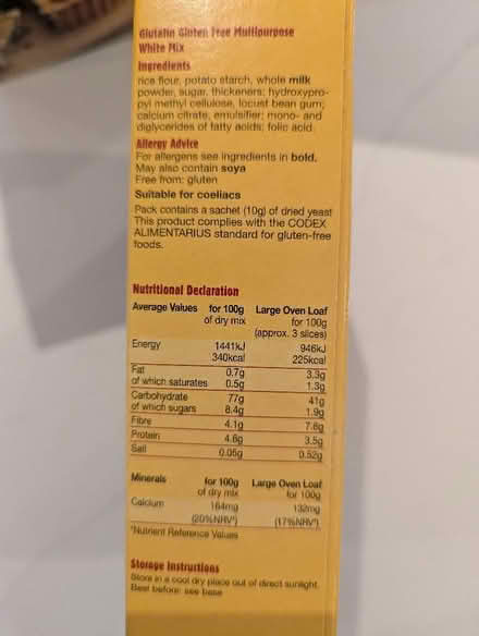 Photo of free Gluten Free Flour (Weston Park) #2