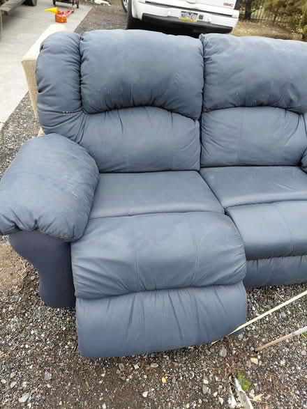Photo of free Pleather two-seat sofa (Wilmington 19803) #2
