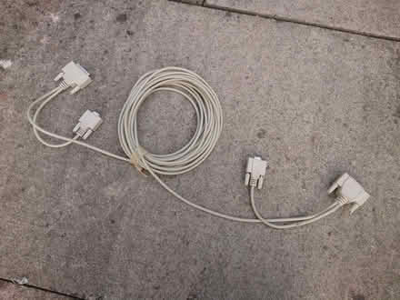 Photo of free null modem / serial cable (long) (Copt Hewick HG4) #1