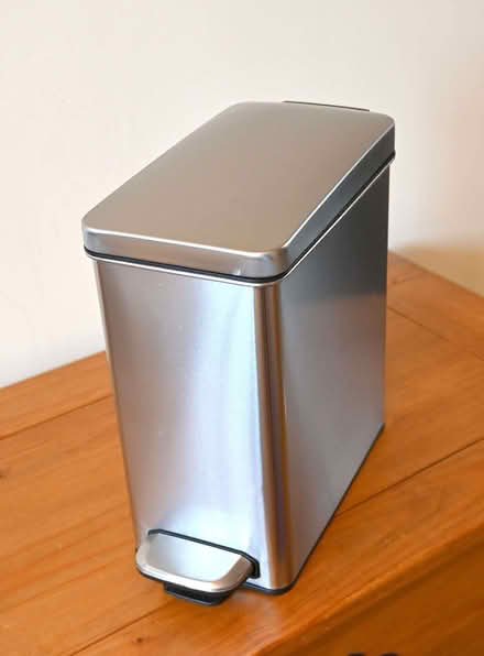 Photo of free Small Brushed Stainless Steel Pedal Bin (10l) (Willingham CB24) #1