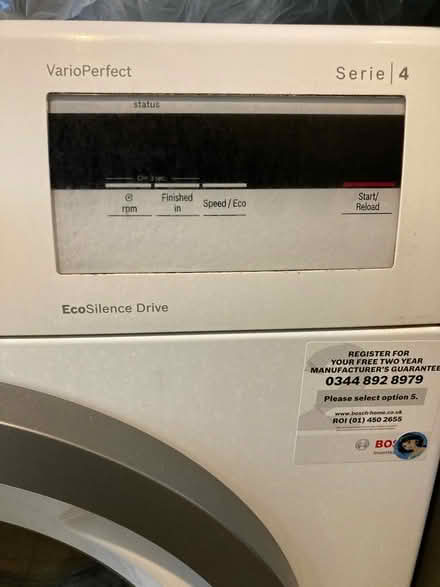 Photo of free Bosch washing machine collection at KT2 (Ham Gate KT2) #2