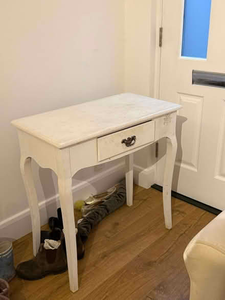 Photo of free White buffet side table with drawer (Richmond TW10) #2