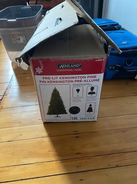 Photo of free Pre lit Christmas tree (Lowell and highland) #1