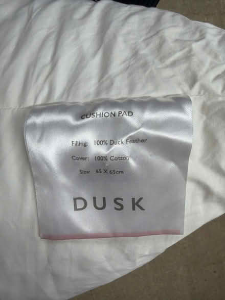 Photo of free 65cm feather cushion pad (Elsenham CM22) #2