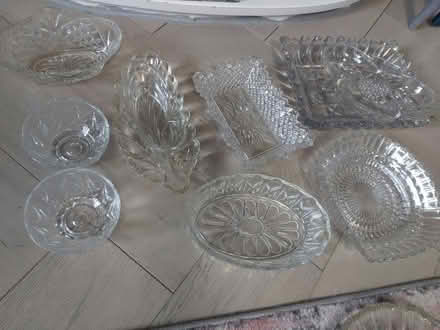 Photo of free Selection of cut glass dishes (Wrose BD2) #1