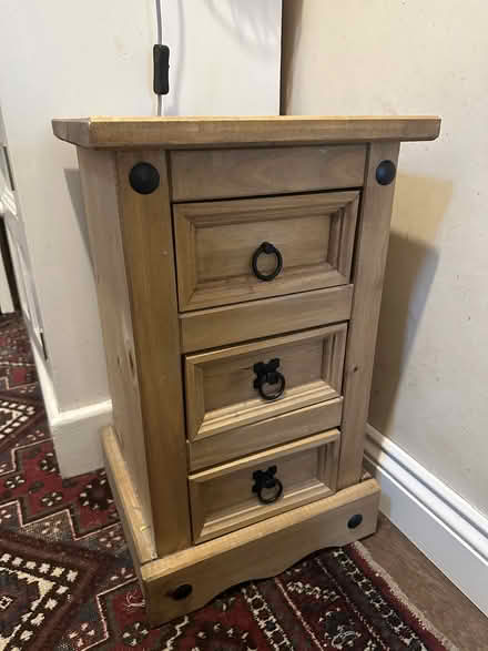 Photo of free Corona solid pine bedside table (Upper Wolvercote OX2) #1