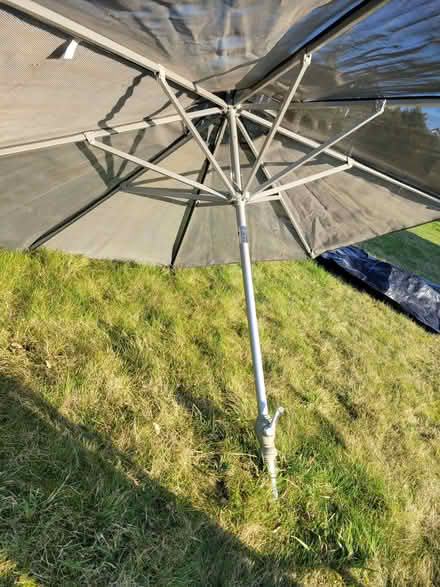 Photo of free Large parasol for garden/ patio – missing base pole (St Helier SM1) #3