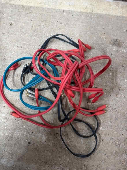 Photo of free 3.5mm Audio cables (Elsenham CM22) #1